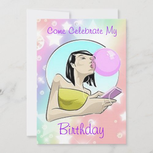 Come Celebrate My Birthday _ Invitations