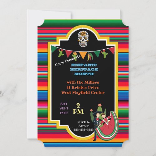 Come Celebrate With Us Hispanic Heritage Month  Invitation