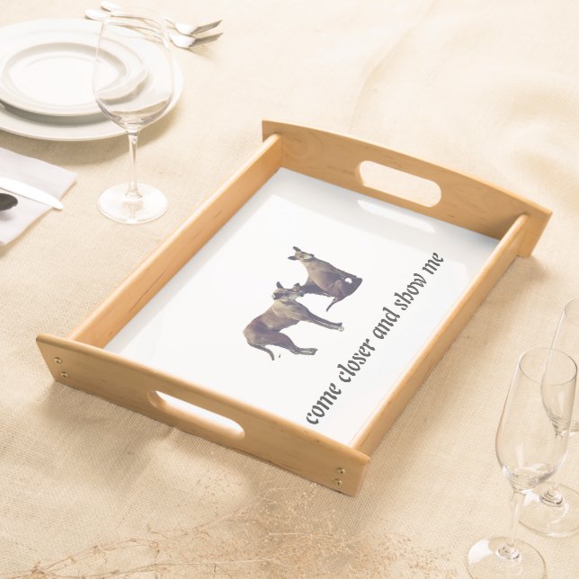 Come closer and show me serving tray (Front)