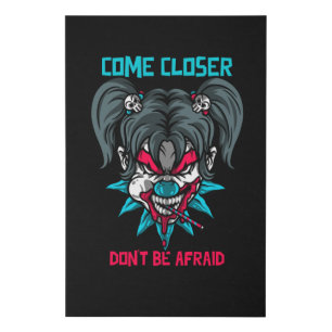 Come Closer Don't Be Afraid Faux Canvas Print