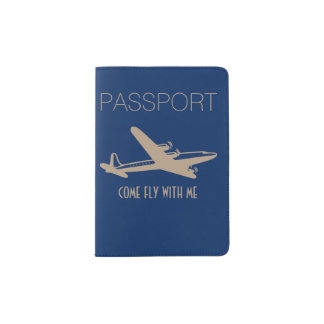 "Come Fly With Me" Passport Holder