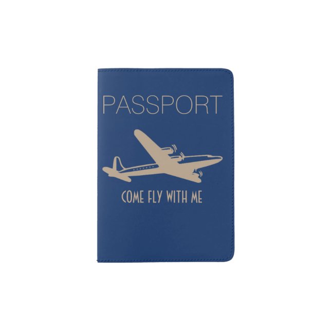 "Come Fly With Me" Passport Holder (Front)