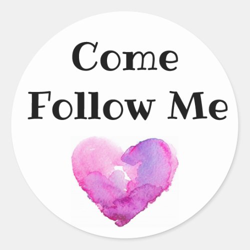 Come Follow Me sticker