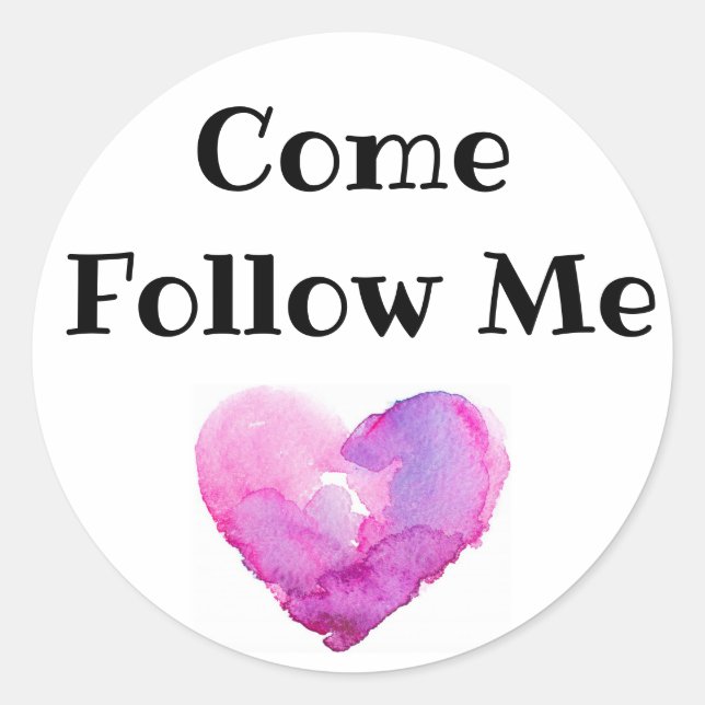 Come Follow Me sticker (Front)