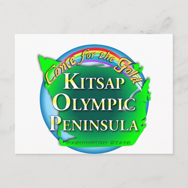 Come for the Gold Postcard (Front)