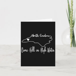 Come Hell Or High Water Hurricane Motivational App Card