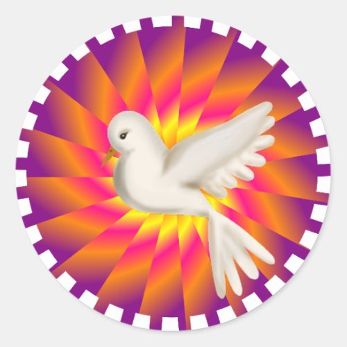 Come Holy Ghost Creator Blest Classic Round Sticker