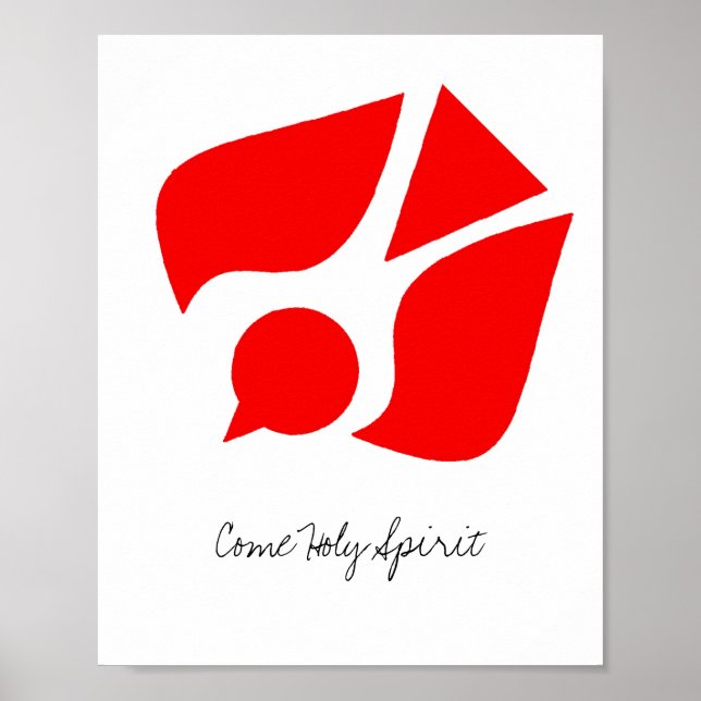 COME HOLY SPIRIT POSTER (Front)