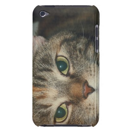 &quot;Come if you dare&quot; says the Cat Barely There iPod Case