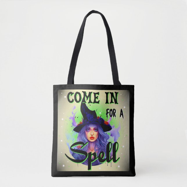 Come in for a Spell _ Halloween   Tote Bag (Front)