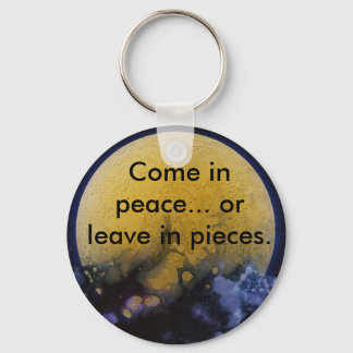 Come in peace... keychain