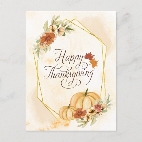 Come Into His Presence with Thanksgiving Bible Postcard