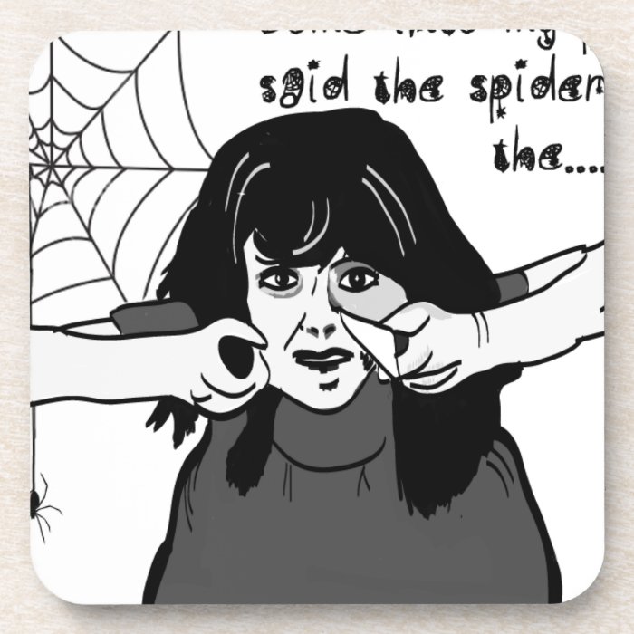 Come into my parlour Spider BabyDrink Coaster