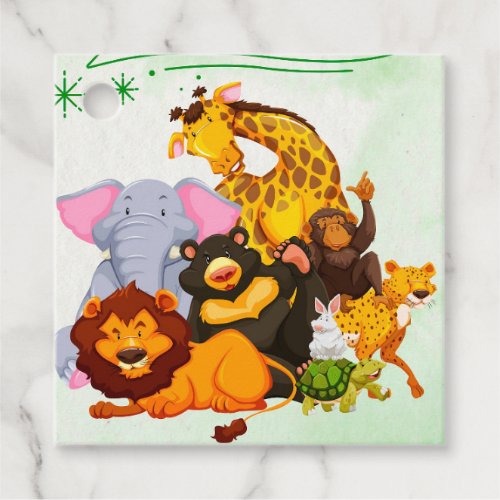 Come Join The Pack Safari Animal Party   Favor Tags