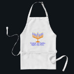Come On Baby, Light My Fire Adult Apron<br><div class="desc">Celebrate Hanukkah in humorous style this year with this funny Judaism design- "Come On Baby, Light My Fire!" Features a lighted menorah.</div>