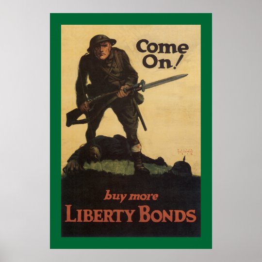 Come On Buy More Liberty Bonds Poster