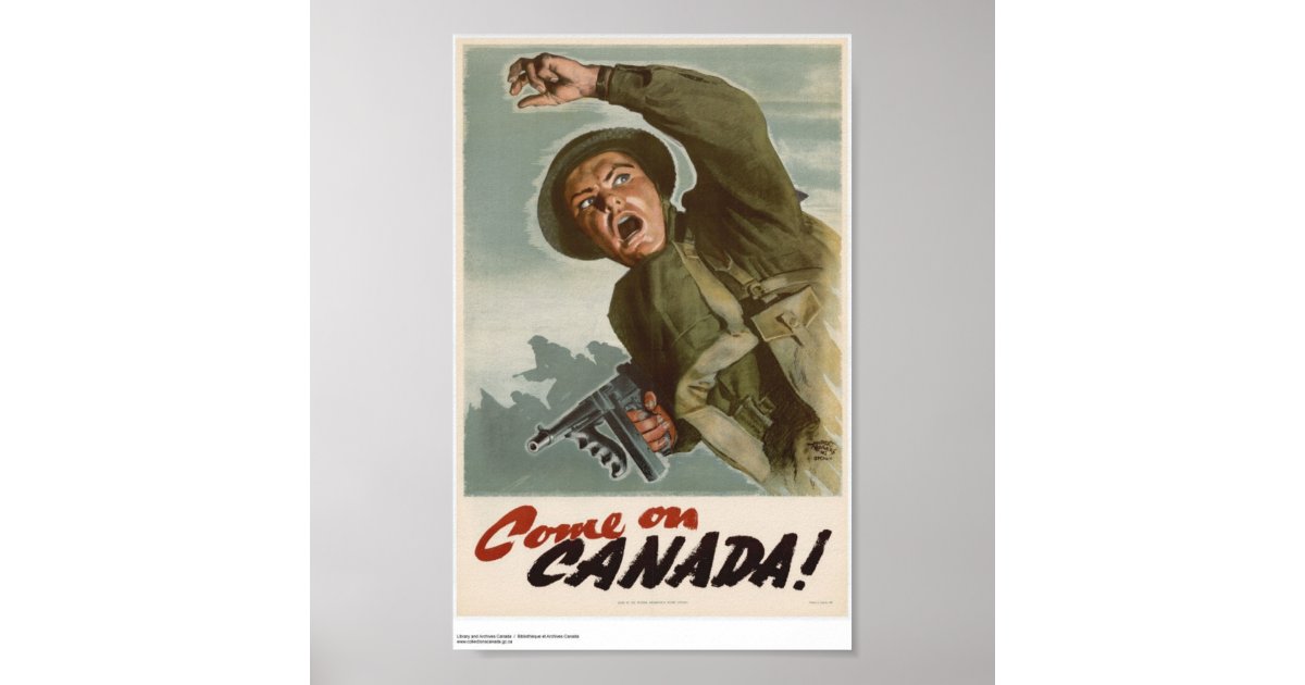 Come on Canada! Poster | Zazzle