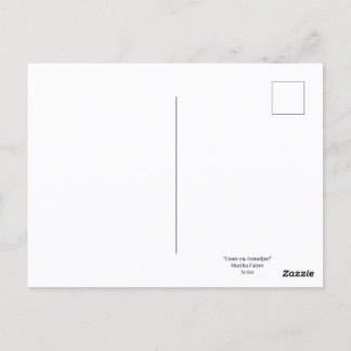 “Come on, Grandpa!” Postcard