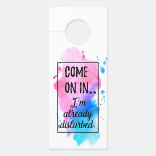 Sayings Door Hangers Zazzle