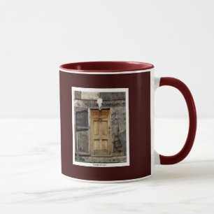 "Come On In" Rustic Doorway gifts Mug