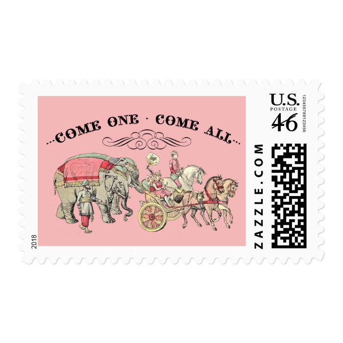 Come One Come All (Pink) Stamp by Loralee Lewis