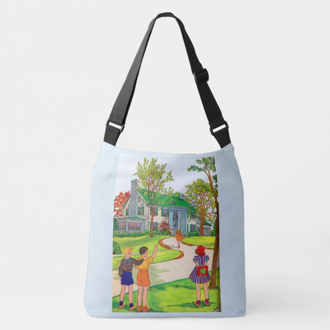 Come Out and Play print Crossbody Bag (Front)