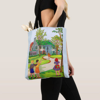 Come Out and Play print Tote Bag