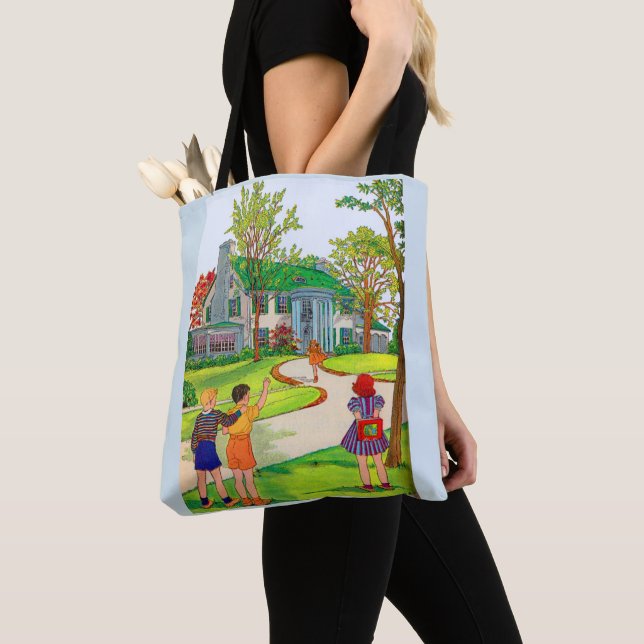 Come Out and Play print Tote Bag (Close Up)