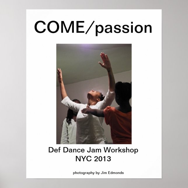 COME/passion Poster (Front)