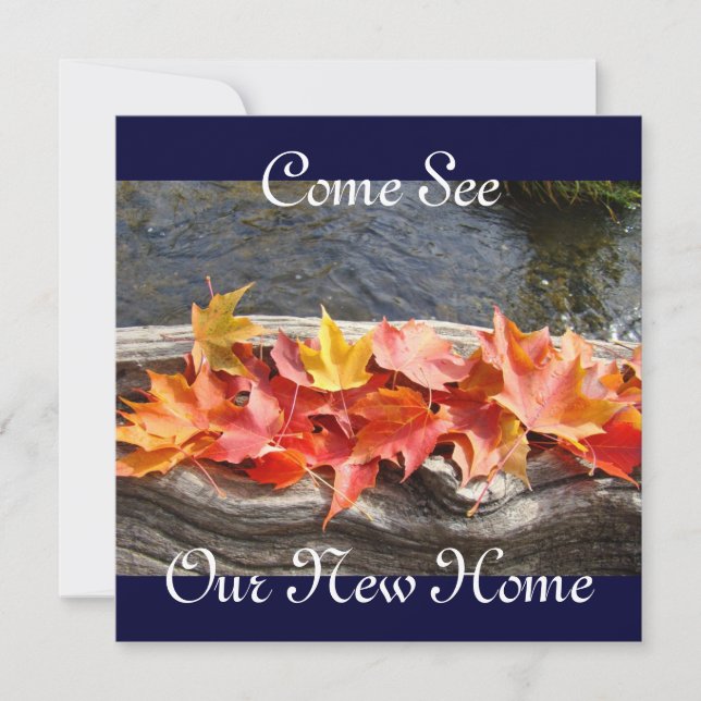 Come See Our New Home invitation Open House (Front)