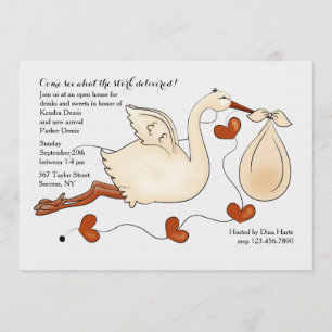Come See What the Stork Delivered Invitation