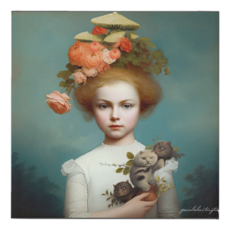 Come sit By My Side Faux Canvas Print