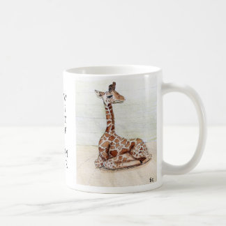 "Come Sit With Me' Giraffe Cup