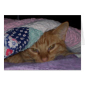 "Come Snuggle" Everyday Card (Front Horizontal)