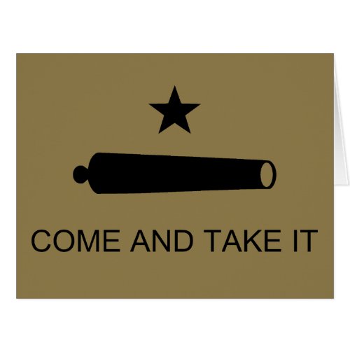 Come  Take It Texas State battle Flag