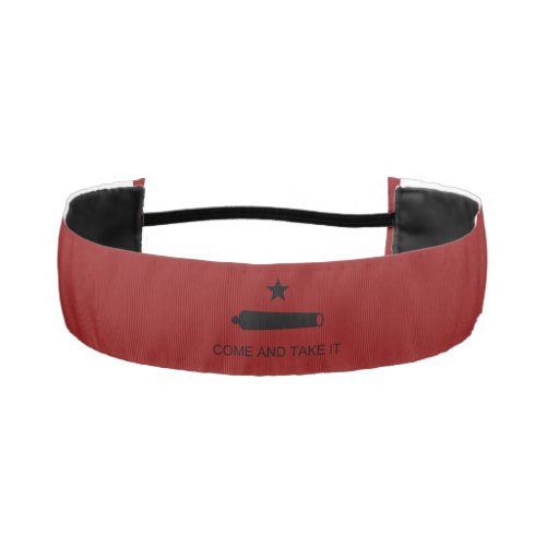 Come  Take It Texas State battle Flag Athletic Headband