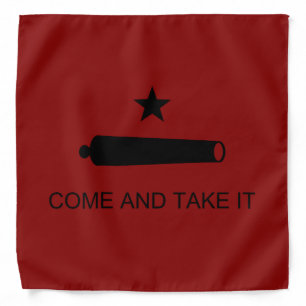 Come & Take It! Texas State battle Flag Bandana