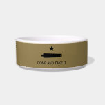 Come & Take It! Texas State battle Flag Bowl<br><div class="desc">The Battle of Gonzales was the first military engagement of the Texas Revolution. The Come and Take It flag flown by Texians before the battle. It was fought near Gonzales, Texas, on October 2, 1835, between rebellious Texian settlers and a detachment of Mexican army soldiers. Pre 1923 Texas flag design...</div>