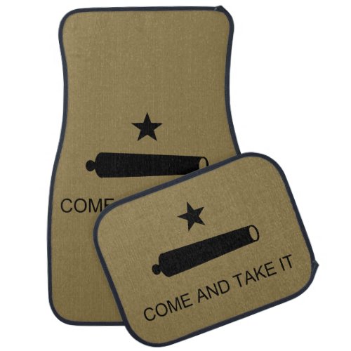 Come  Take It Texas State battle Flag Car Floor Mat