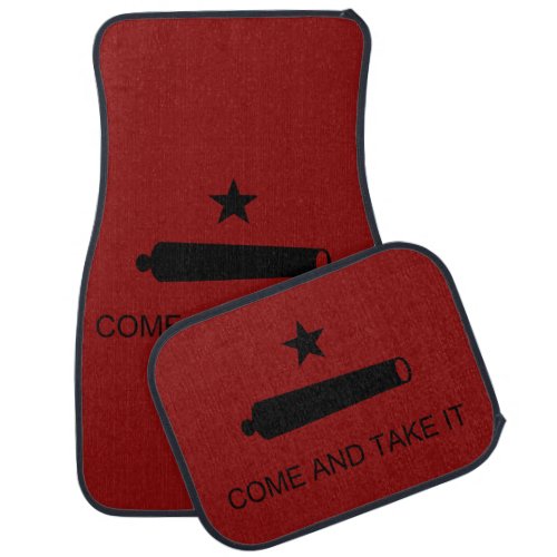 Come  Take It Texas State battle Flag Car Floor Mat