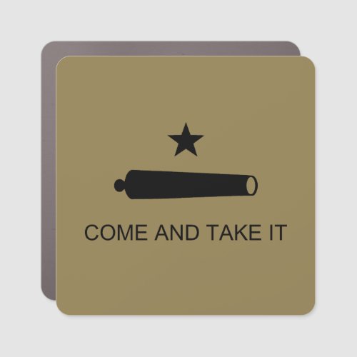 Come  Take It Texas State battle Flag Car Magnet