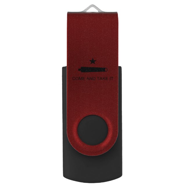 Come & Take It! Texas State battle Flag Flash Drive (Front Vertical)
