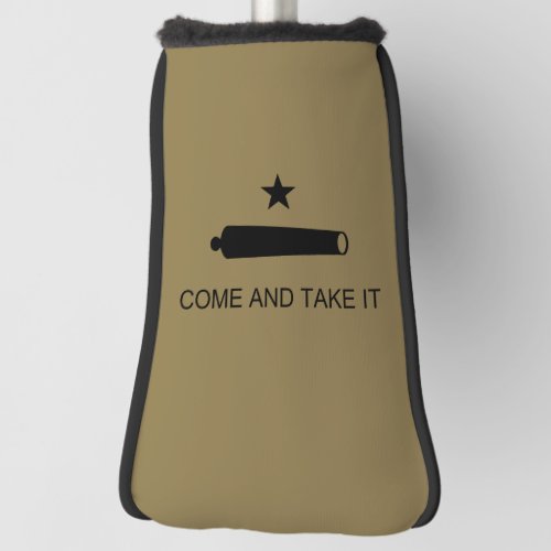 Come  Take It Texas State battle Flag Golf Head Cover