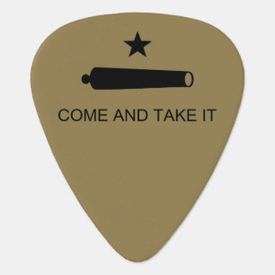 Come & Take It! Texas State battle Flag Guitar Pick
