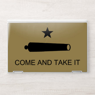 Come & Take It! Texas State battle Flag HP Laptop Skin