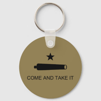 Come & Take It! Texas State battle Flag Keychain