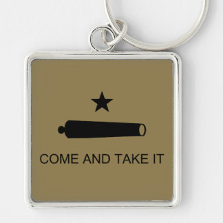 Come & Take It! Texas State battle Flag Keychain