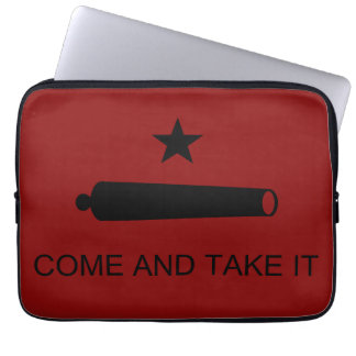 Come & Take It! Texas State battle Flag Laptop Sleeve