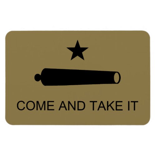Come  Take It Texas State battle Flag Magnet