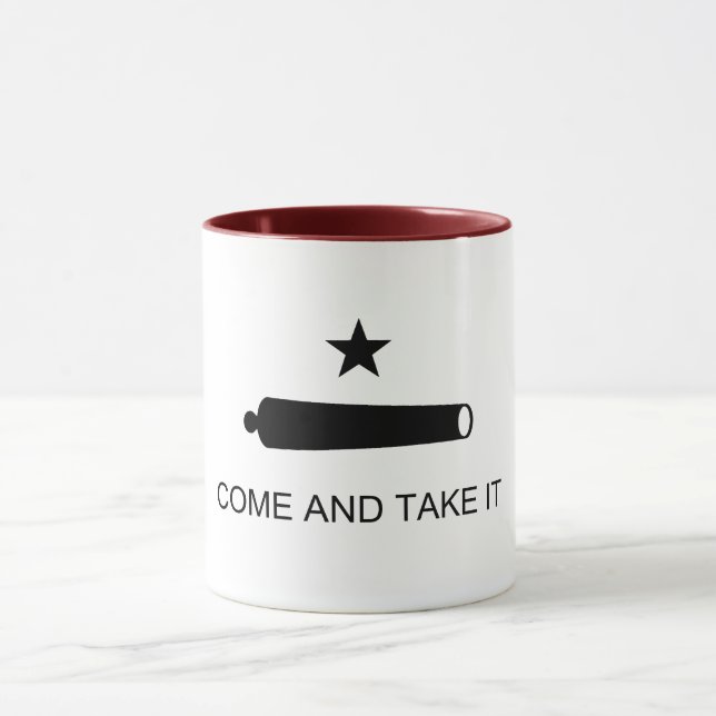 Come & Take It! Texas State battle Flag Mug (Center)